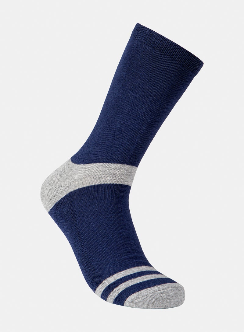 Odds Men's Pack of 3 Half Terry Long Patterned Socks - Image 3
